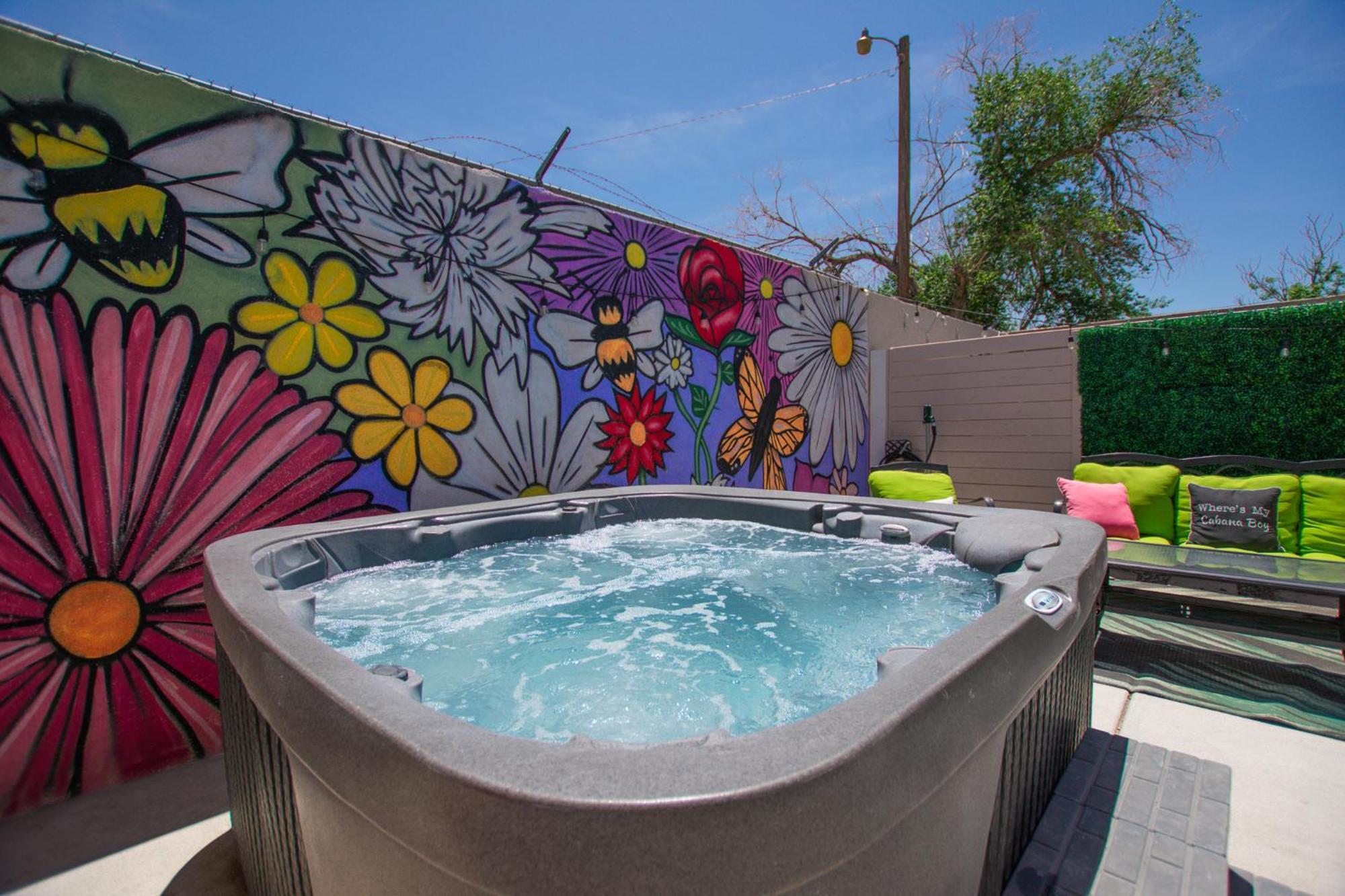 Bohemian Chic An Eclectic Escape-Hot Tub-Pet Friendly-No Pet Fees! Villa Albuquerque Kültér fotó